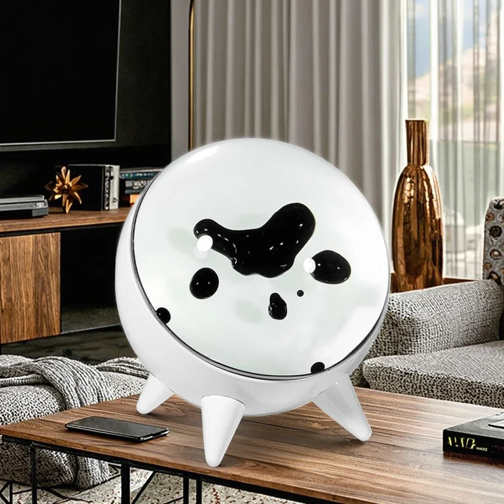 

Creative Desktop Display Tide Play Ball MHD Pickup Syllable Ferrofluid Speaker Companion Music Rhythm Light For Computer Users