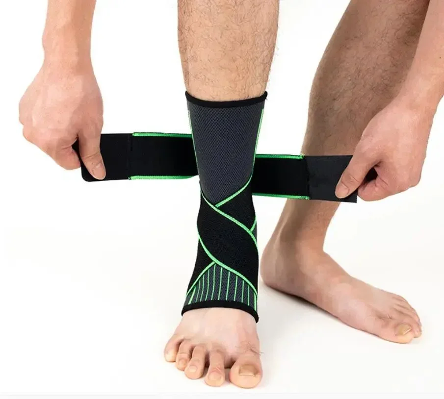 1pcSports Ankle Protector Compression Support Brace, Suitable for Basketball Running Hiking Mountaineering Yoga