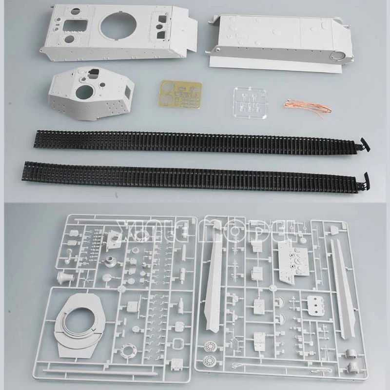 Trumpeter 01538 E-75 (75-100 tonnes) 1/35 Kit de modèle d'échelle d'assemblage militaire jouet à monter soi-même, Collection cadeau d'anniversaire