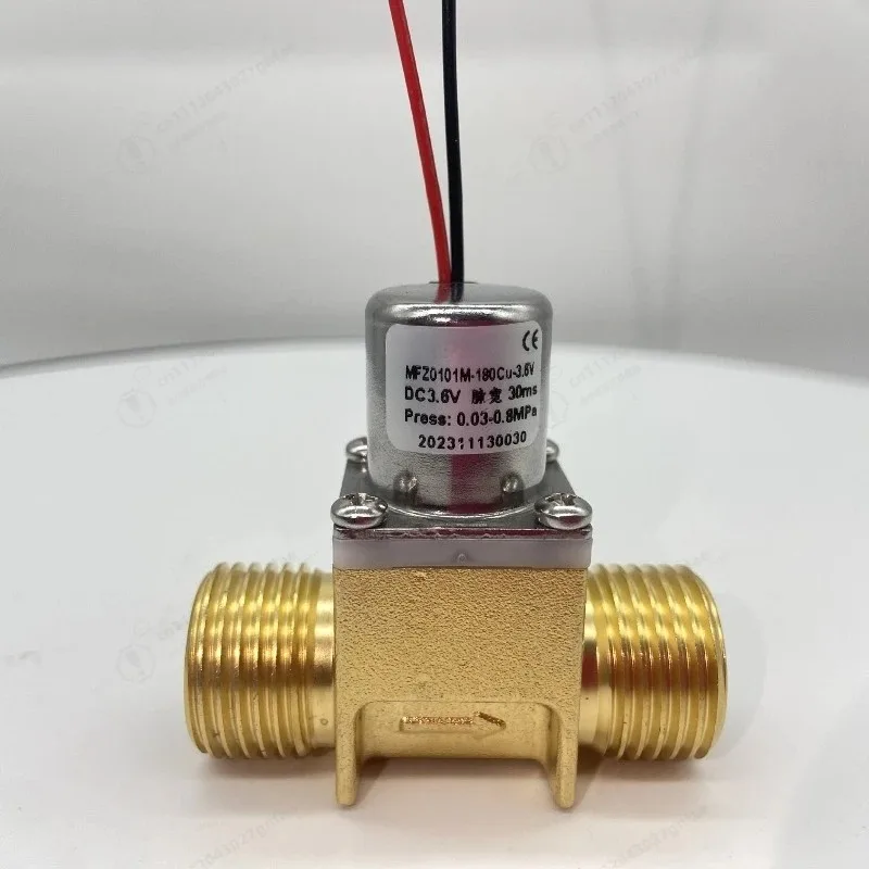 4 Port G1/2 Bistable Latching Solenoid Valve Energy Saving Pulse Flush Valve Water Flow Control for Sanitary Ware
