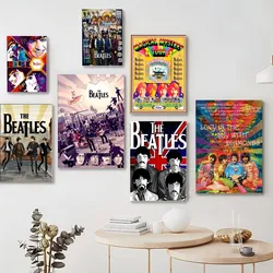 Cartoon Y Yellow Submarine T The Beatles Classic Vintage Posters Decoracion Painting Wall Art  Kraft Paper Kawaii Room Decor