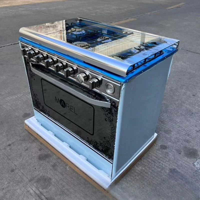 Oven One-piece upright, multi-functional smart household gas oven