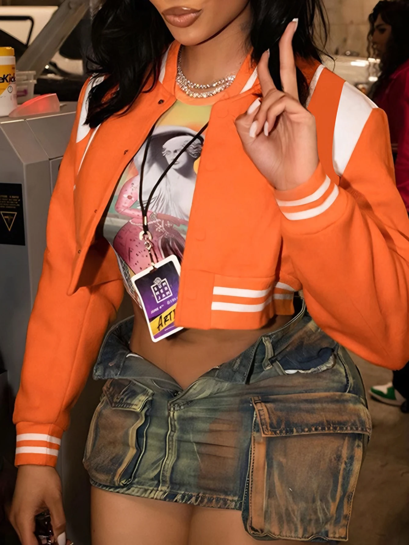 

Женская осенняя куртка на каждый день, базовые полоски, длинный рукав, бейсбольный воротник, пуговицы, модный облегающий топ для женщин