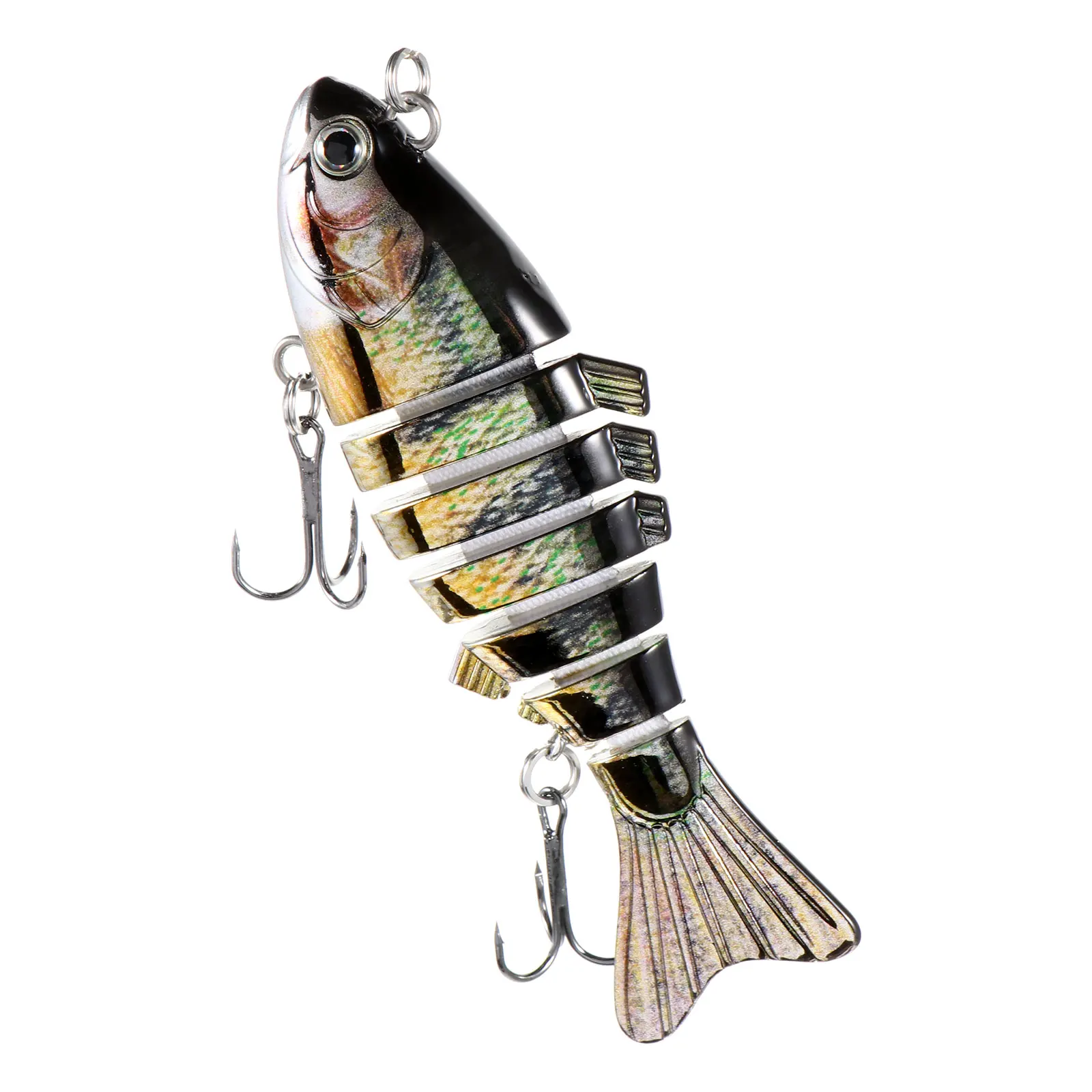 

1pc Multi Jointed Fishing Lures Realistic Design Durable ABS Lightweight Portable Carp Sea Bait Accessories Fish-catching Tools