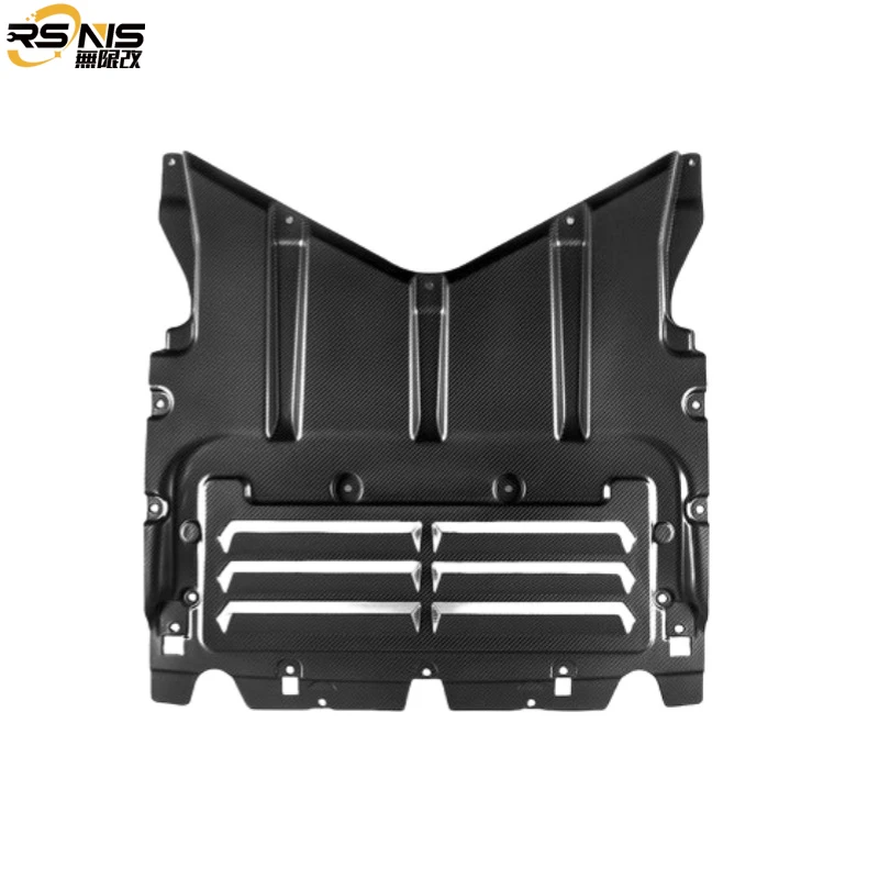 Engine Splash Shield 24 Years+ for BMW M5 G90 Engine Oil Cooling Shield Dry Carbon Fiber Shield Oil Cooler Skateboard