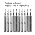 10pcs 14g sinkers