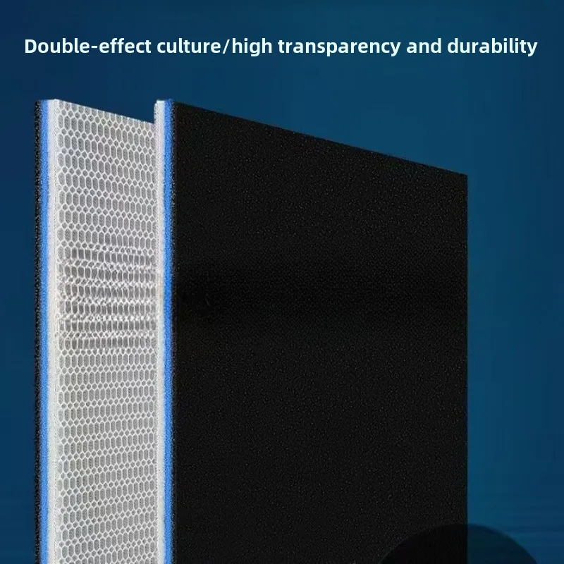 Double-Edged Activated Carbon Aquarium Filter Sponge,High-Density Washable Filter for Fish Tanks, Purification Aquarium accessoy