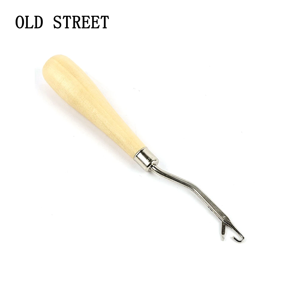 

Wooden Latch Hook Crochet Needle for Dreadlocks Hair Extension Braiding Tool Knitting Crochet Hooks for DIY Hair Styling