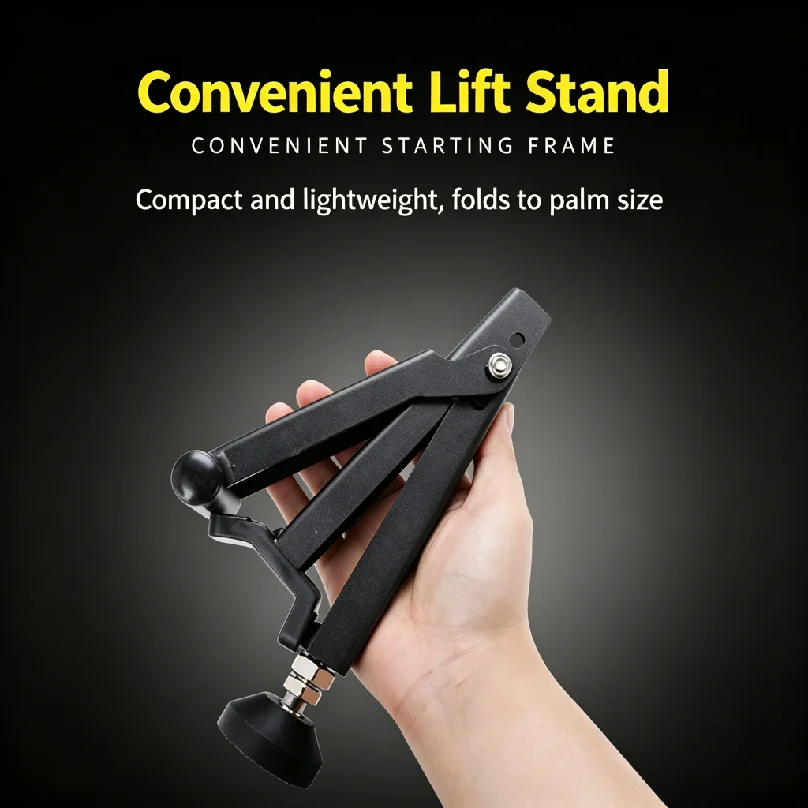 Paddock Stand Universal Motorcycle Wheel Stand Lift Portable Handle Single Sided Front Rear Support Foldable Tire Repairing Tool