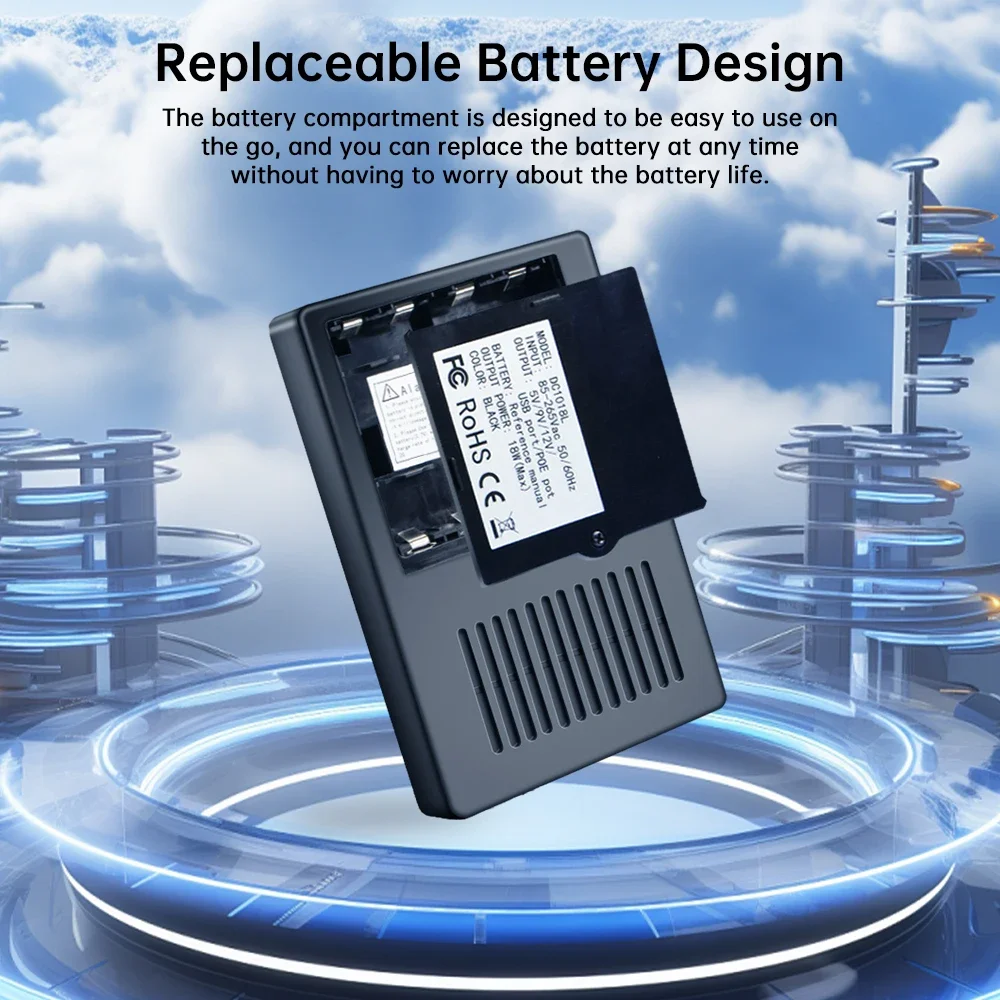 Protable 1018L Uninterruptible Power Supply DC Without Battery UPS Power Router Optical Cat Built-in Adapter 5V9V12V/15V/24V