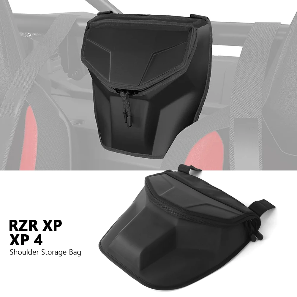 Xp 4 assentos utv centro ombro console armazenamento saco de carga para polaris rzr xpxp4 1000 premium sport final 2024 2025