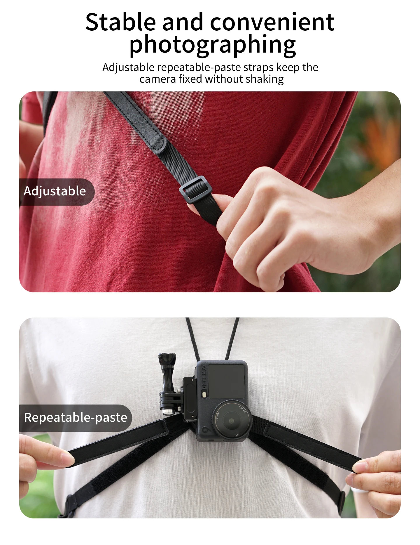 Action Kamera Magnetische Hals Brust Halterung Für GoPro Hero 13 12 11 Schwarz DJI Osmo 360 Action 6 Insta360 X5 Go Ultra Kamera Hängen – Detail 24