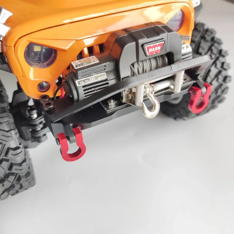 Rc Car Metal Aluminum Front Bumper Base Bracket Winch Upgraded and Modified Accessories for MJX H12Y 1/12 Rc Rock Crawler Car