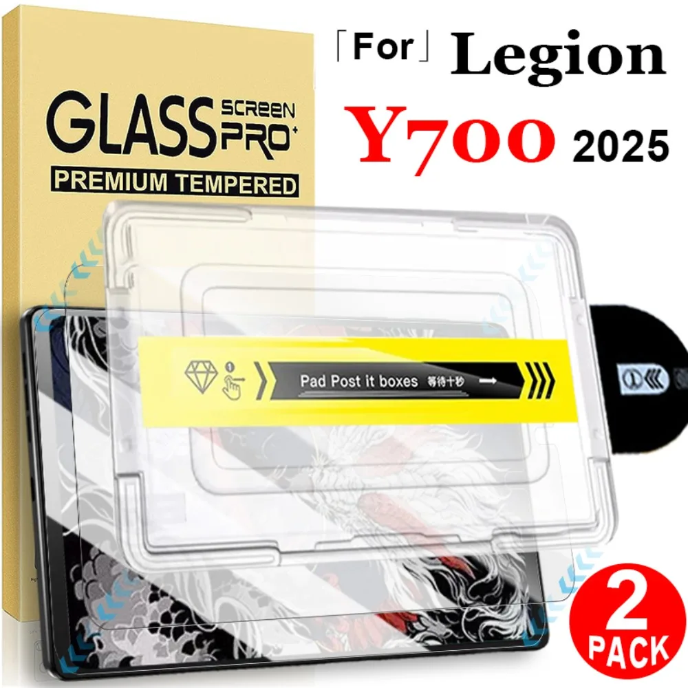 

Простая установка защитной пленки для экрана Lenovo Legion Y700 2025 8,8 дюйма, закаленное стекло, установка без пыли, HD пленки против царапин