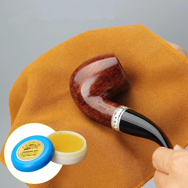 1pcs Smoking Pipe Smoking Pipe Polish Palm Pipe Making 10g Pipe Material Carnauba Cleaning Ointment Wax Smoking