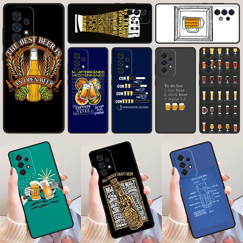 How to Order A Beer For Samsung Galaxy A52 A72 A73 A20e A21S A50 A70 A11 A12 A42 A31 A40 A51 A71 A32 A80 A91 Phone Case