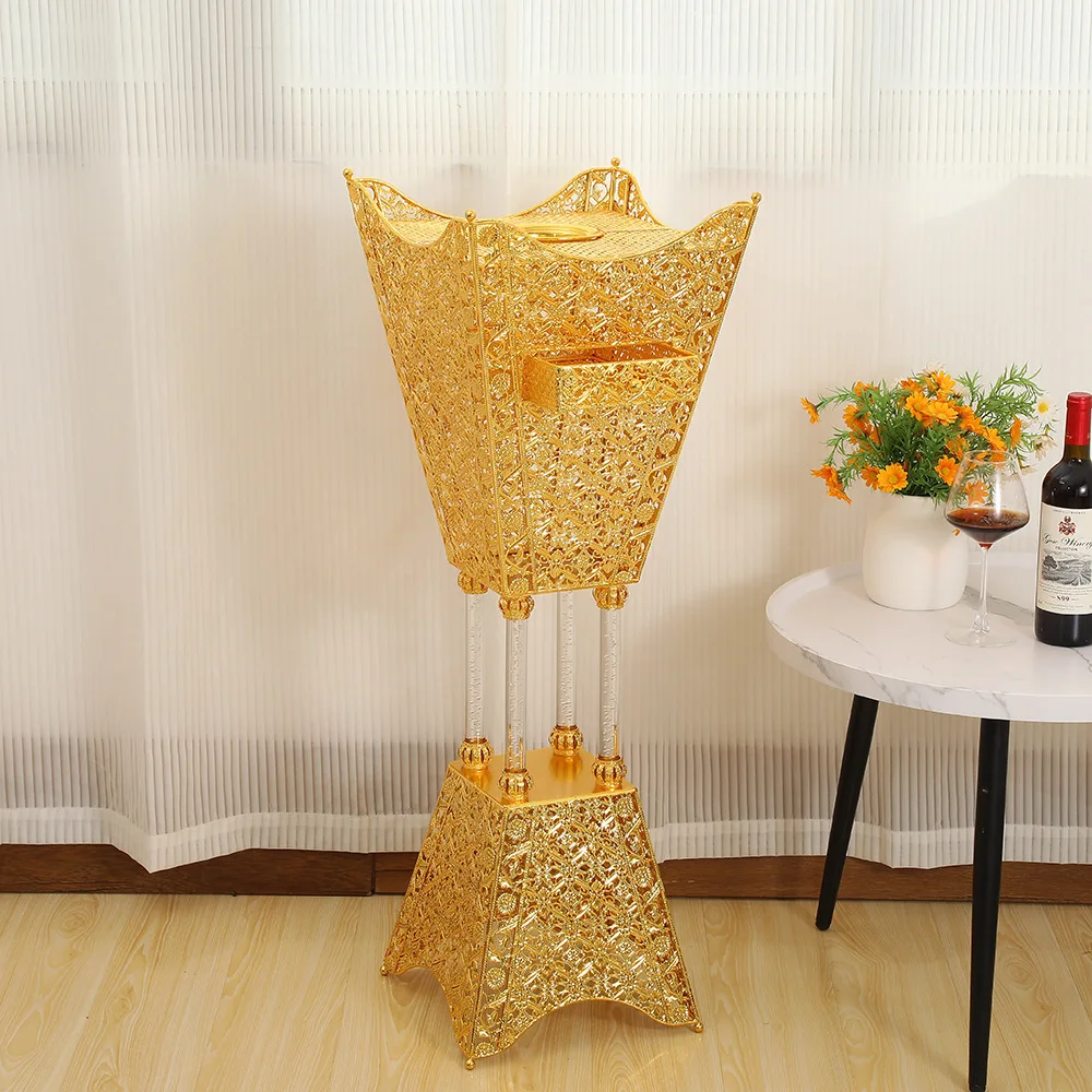 Furnace tripod metal hollow large incense burner Arab home living room dining room decoration creative gifts
