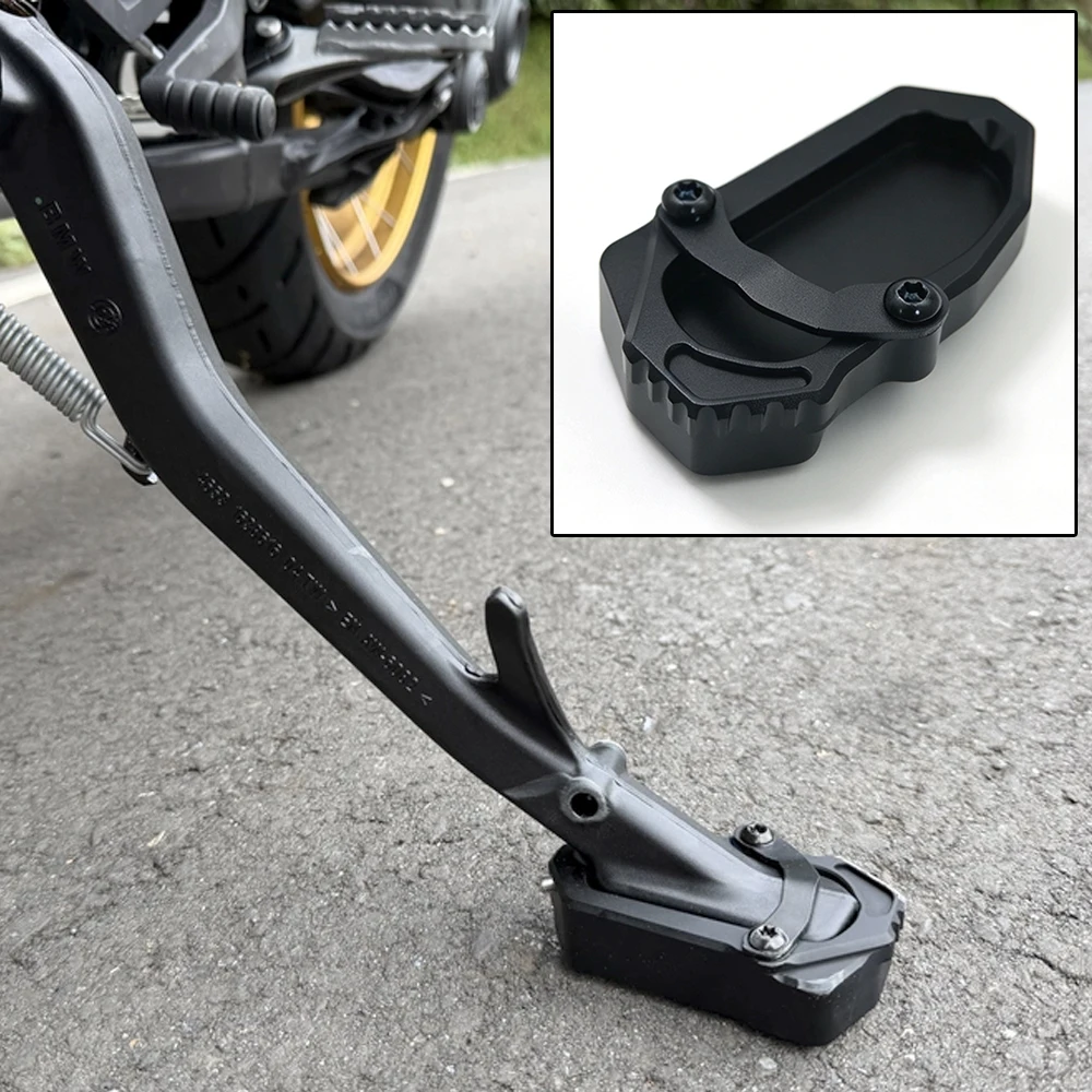 Image of Für BMW R1300GS R 1300 GS ADV Adventure GS1300 2023-2026 Motorrad Seitenständer Verlängerungspad Stützplatte