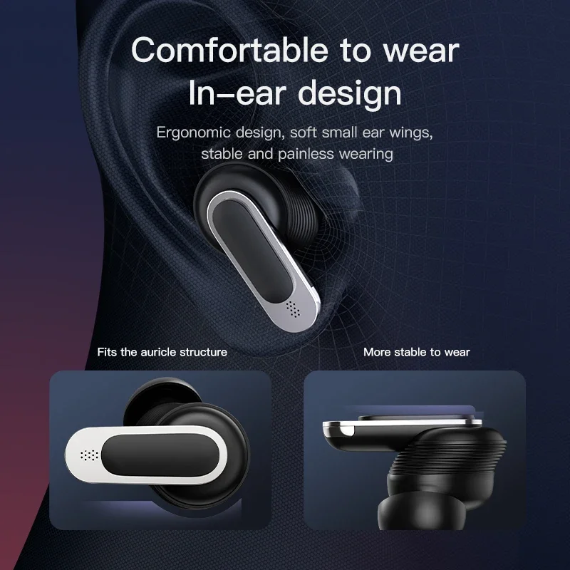 Original Tour Pro 2 Wireless Bluetooth Earphones V8 LED Touch Screen Control Volume Adjustment Headphones Tour Pro2 Long Standby