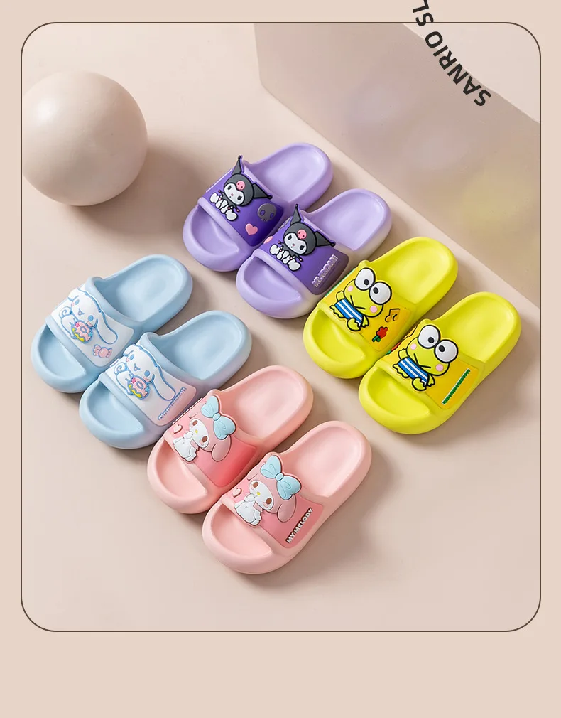 Sommer-Cartoon-Hausschuhe, Unisex Weiche Sohle Rutschfeste Langlebige Innen-Sandalen, Niedliche Gemütliche Hausschuhe für Alle Altersgruppen – Detail 10