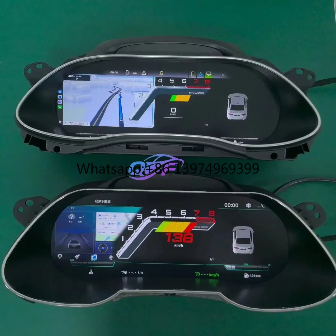 Linux LCD Digital Dashboard for Audi Q5 Q5L A4 B8 A4L A5 A3 2010-2018 Virtual Panel Instrument Cluster Cockpit Speedometer Gauge