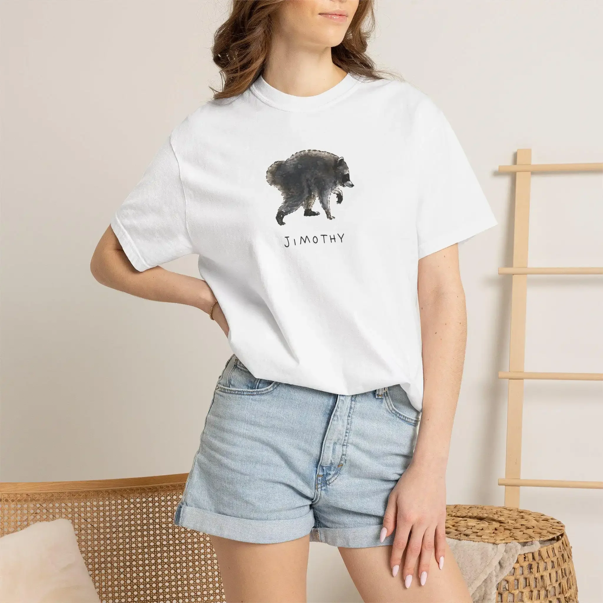 Camiseta viral de Jimothy Raccoon, famosa camiseta de mapache de Seattle, linda camiseta de panda de basura