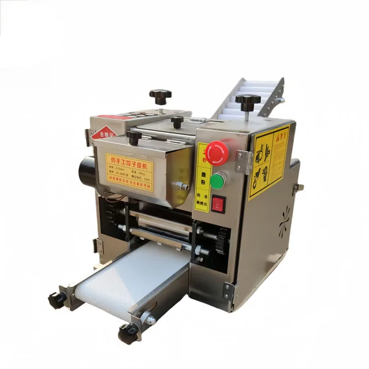 Commercial Automatic Dumpling Wrapper Making Machine Imitation Handmade Dumpling Maker Wonton Gyoza Dough Press