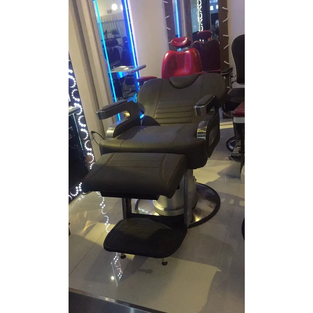 Modern Style Hydraulic Height Adjustable 360 Degree Rotation Barber Chair for Hair Beauty Salon and Workshop Use
