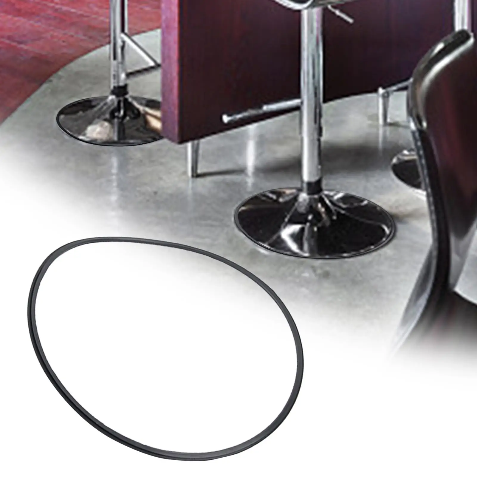 Bar Chair Floor Protectors, Rubber Rings, Bar Chair Base Rubber Strip, Bar Chair Accessories, for Bar