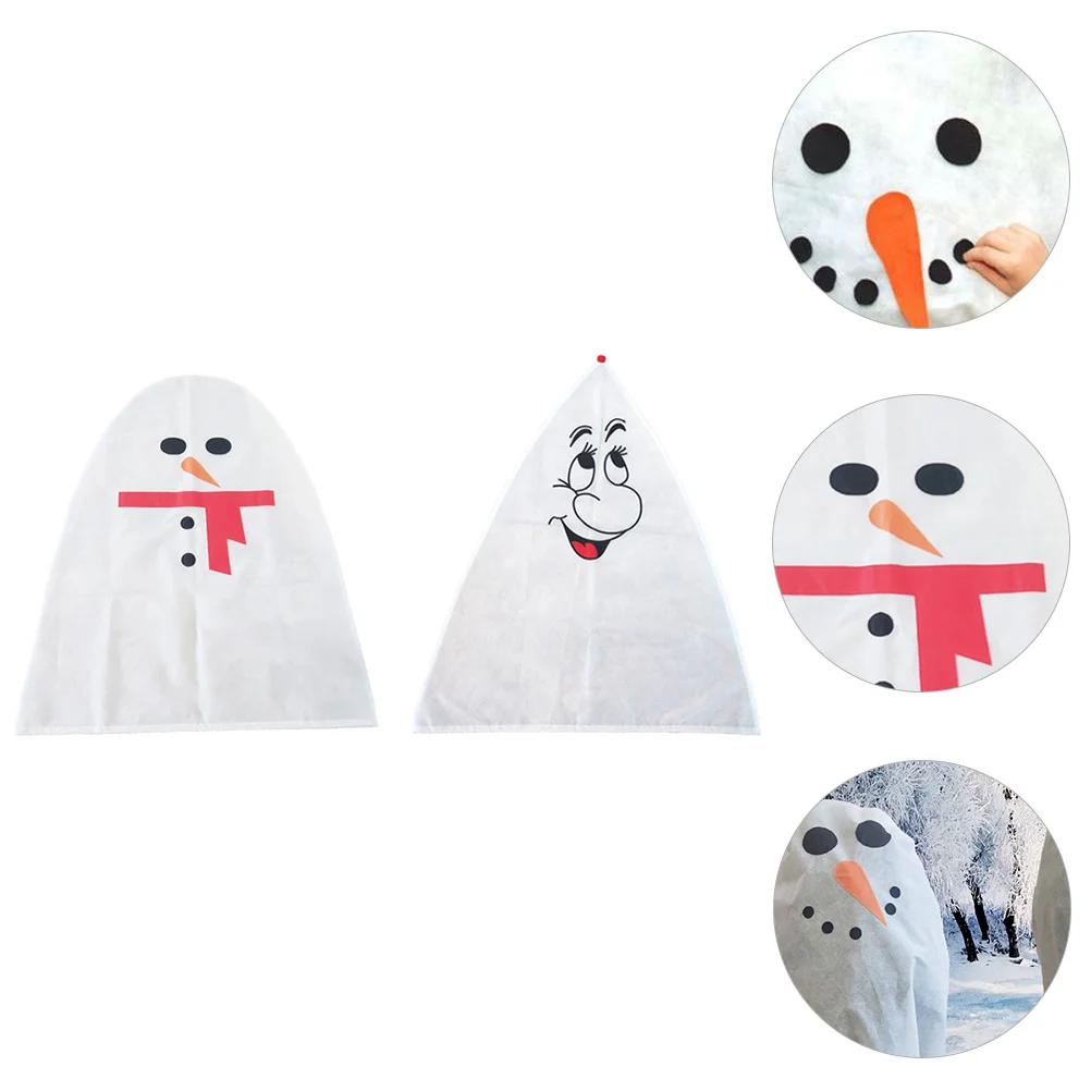 2 قطعة غطاء شجرة عيد الميلاد قوي غير المنسوجة المواد الحرس أشجار الحديقة من الحطام الصقيع مثالية لعرض عطلة الشتاء في الهواء الطلق #5