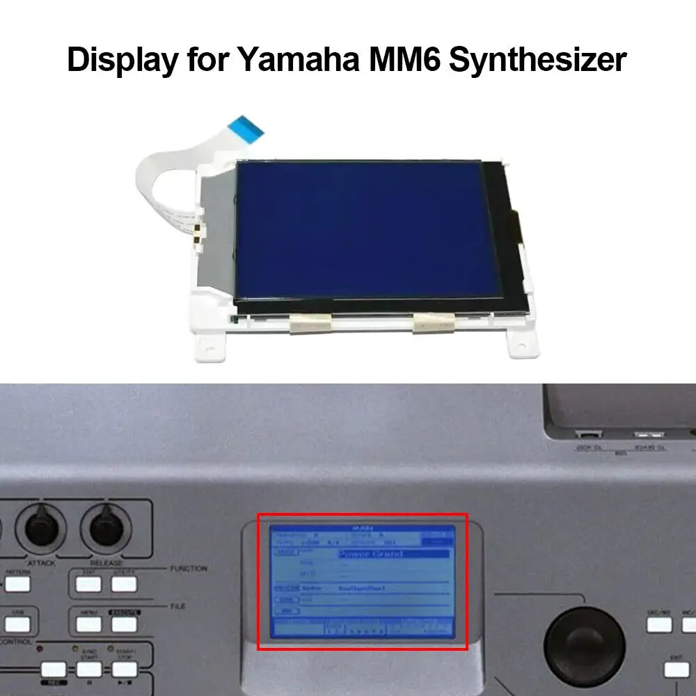 LCD Display for Yamaha MM6 MM8 DGX-205 305 220 230 DGX-620 DGX-630 Synthesizer