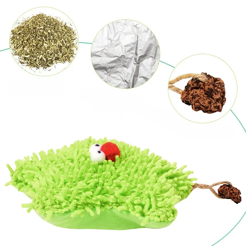 

Cat Toy Catnip Plush Hedgehog Little Mouse Cat Scratching Itself Hi Wood Polygonum Insect Galls Fruit Cat Toy