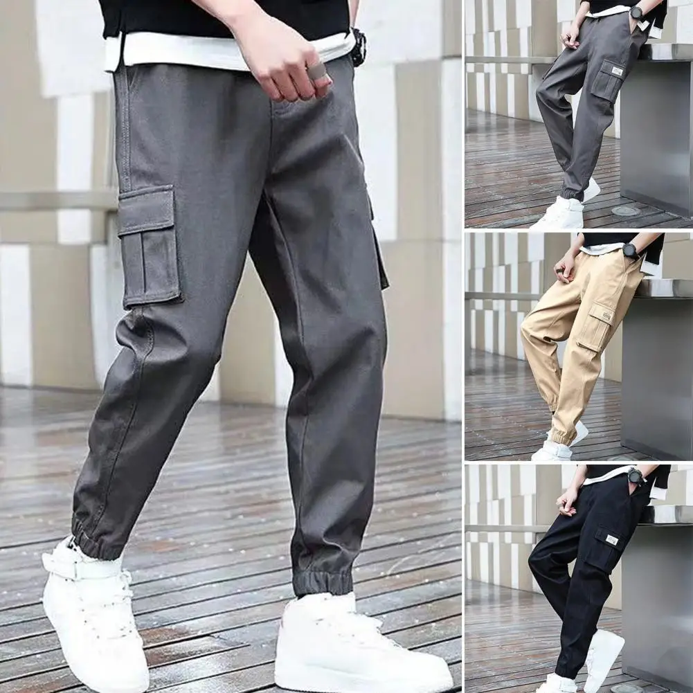 

Men Cargo Pants Work Combat Multi pockets Casual Training Trousers Overalls Clothing Joggers Hiking Mens Cargo Pant 1PC