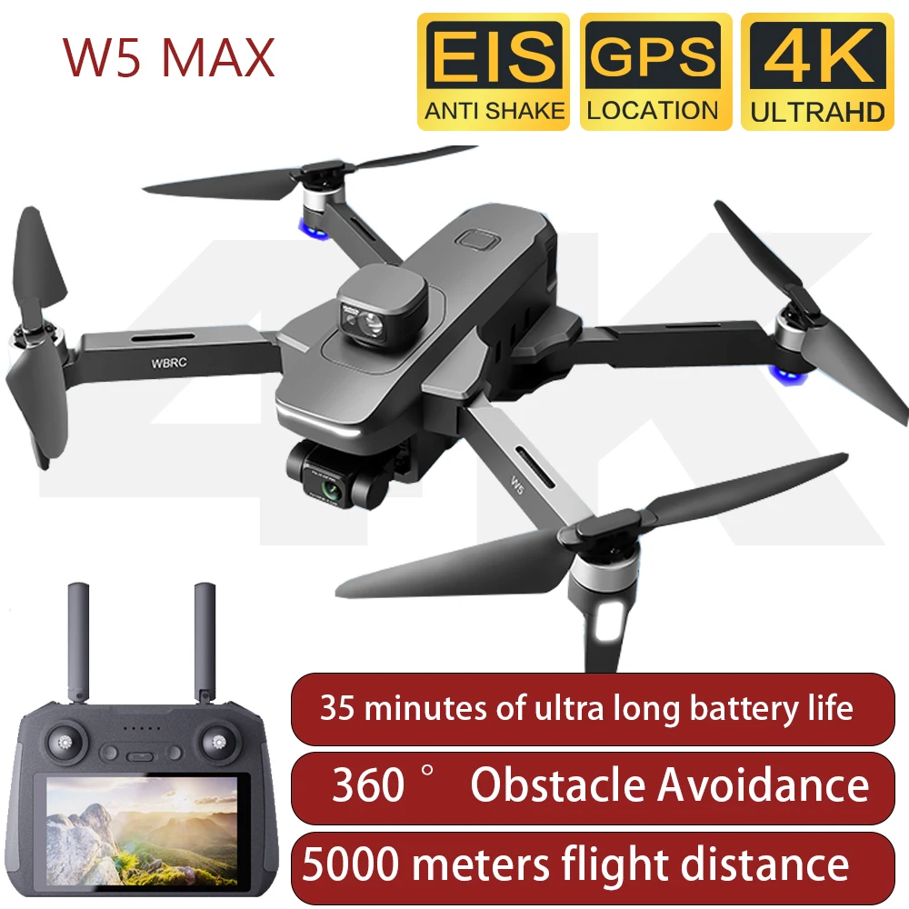 W5 Drone Three-Axis…