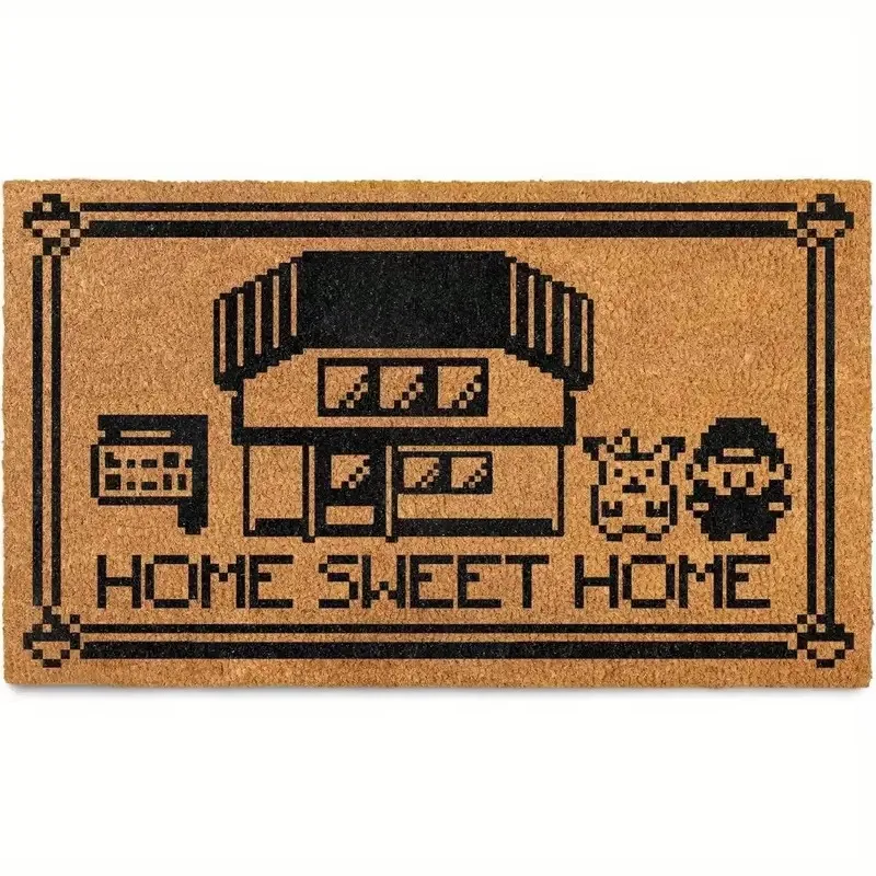Truffle Shuffle Floor Mat American Retro and Fun Slogan Entrance Door Mat Dirt Resistant Dirt Resistant Entrance Carpet