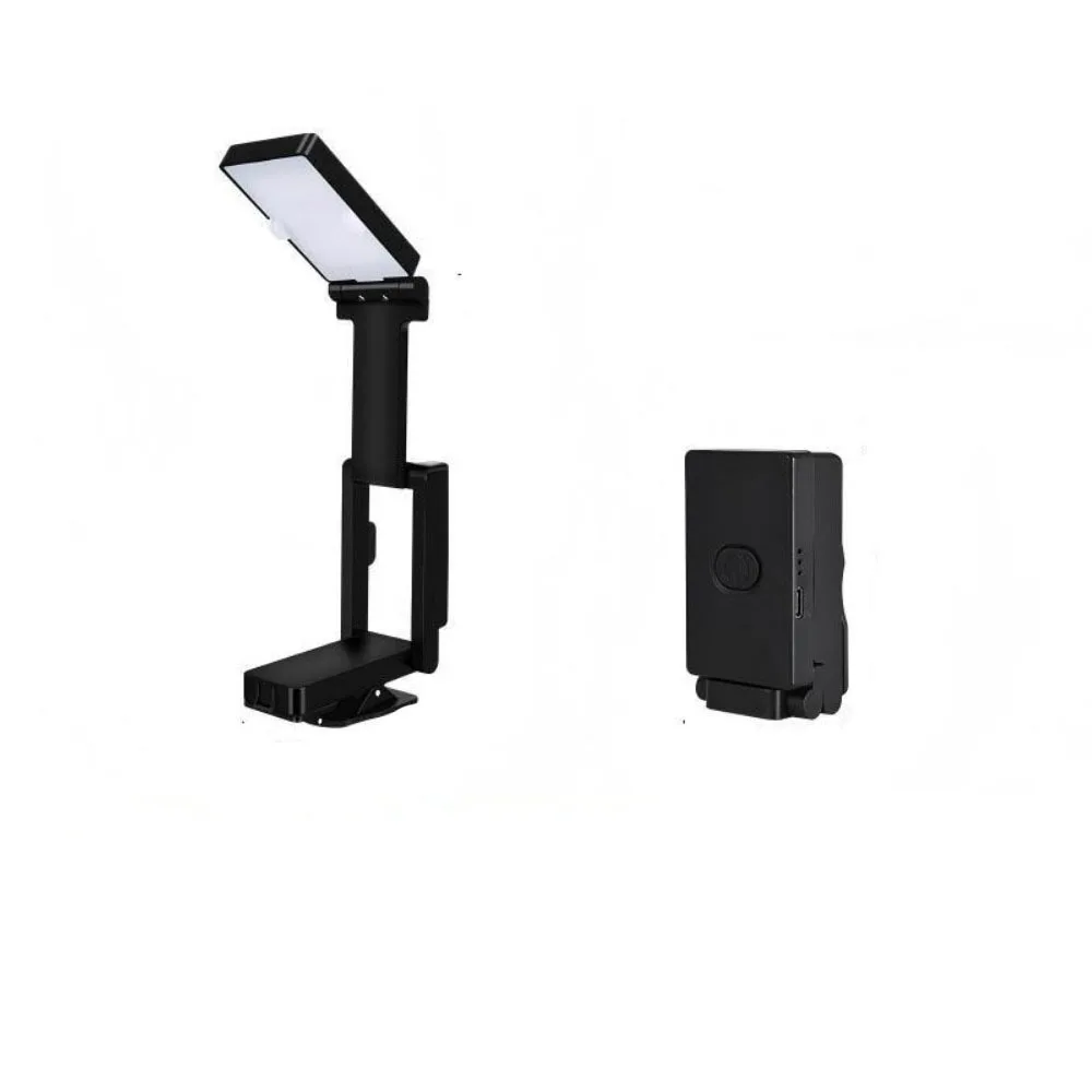 

Складная настольная лампа для защиты глаз с USB-зарядкой, регулируемой яркостью, светодиодная лампа-прищепка для чтения, 3 цвета, энергосберегающая лампа для учебы