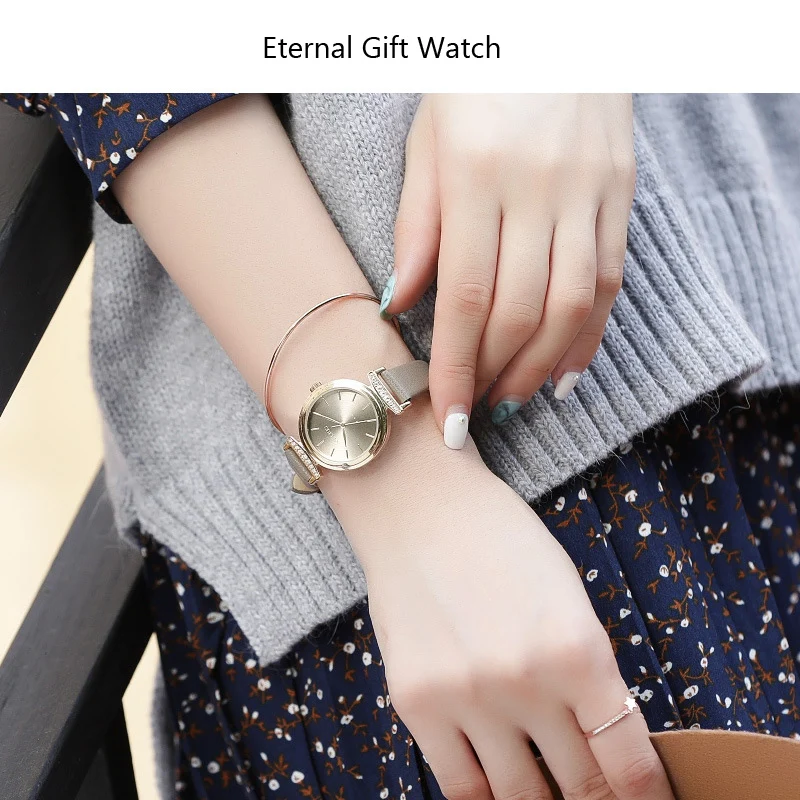 Final Sale Discount Julius Women\'s Watch Japan Quartz Real Leather Girl\'s Hours Fashion Clock No Box