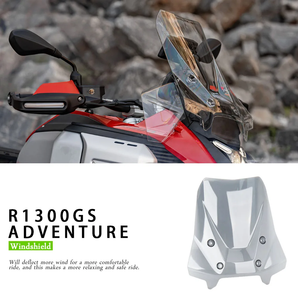 

Motorcycle Accessories For BMW R1300GS Expanded Windscreen Windshield GS1300 R1300 GS Adventure Wind Deflector Screen Fairing