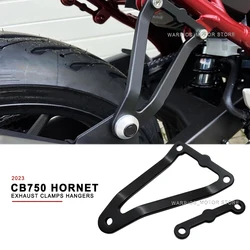 For CB750 CB 750 Hornet 2023 Motorcycle Exhaust Clamps Hangers Exhaust Muffler Pipe Bracket Mount Holder