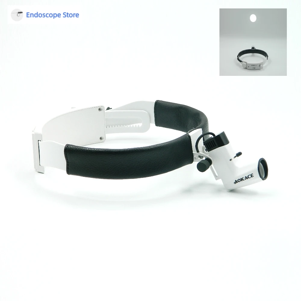 Medical Ultralight Wireless LED Inspect Examination Head Light Lamp Surgery ENT Pets Veterinary Adjustable Rechargeable