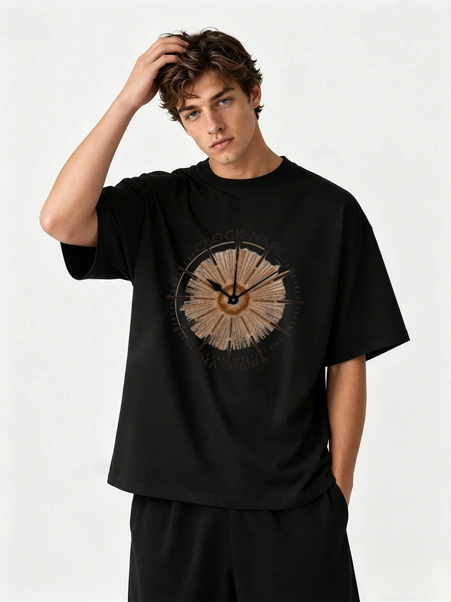 T Shirt Men Logo Print Brand N - Streetwear Brand Logo Design recension och pris