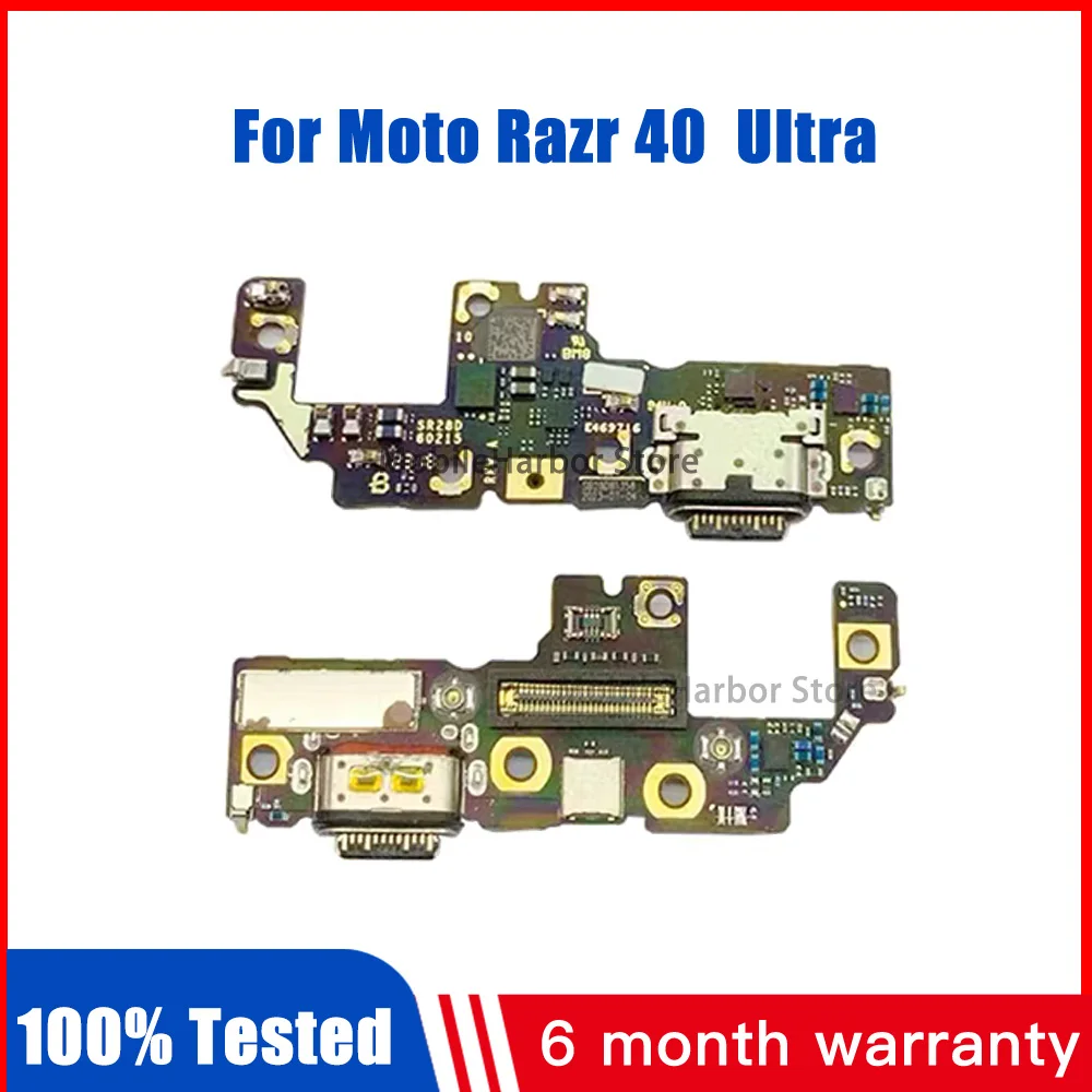 For Motorola Razr 40 50 Ultra 40Ultra MOTO XT2323 XT2321 USB Charging Port Dock Microphone Charge Board Flex Cable Rarz 50Ultra