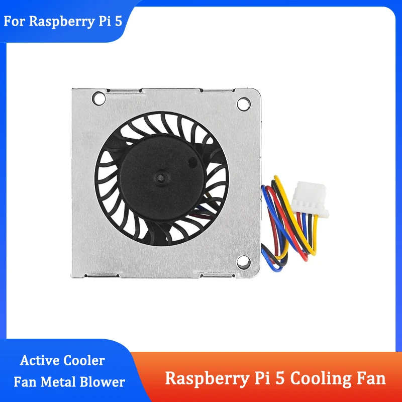 Raspberry Pi 5พัดลมหม้อน้ำระบายความร้อนปรับความเร็วได้สำหรับ Raspberry Pi 5