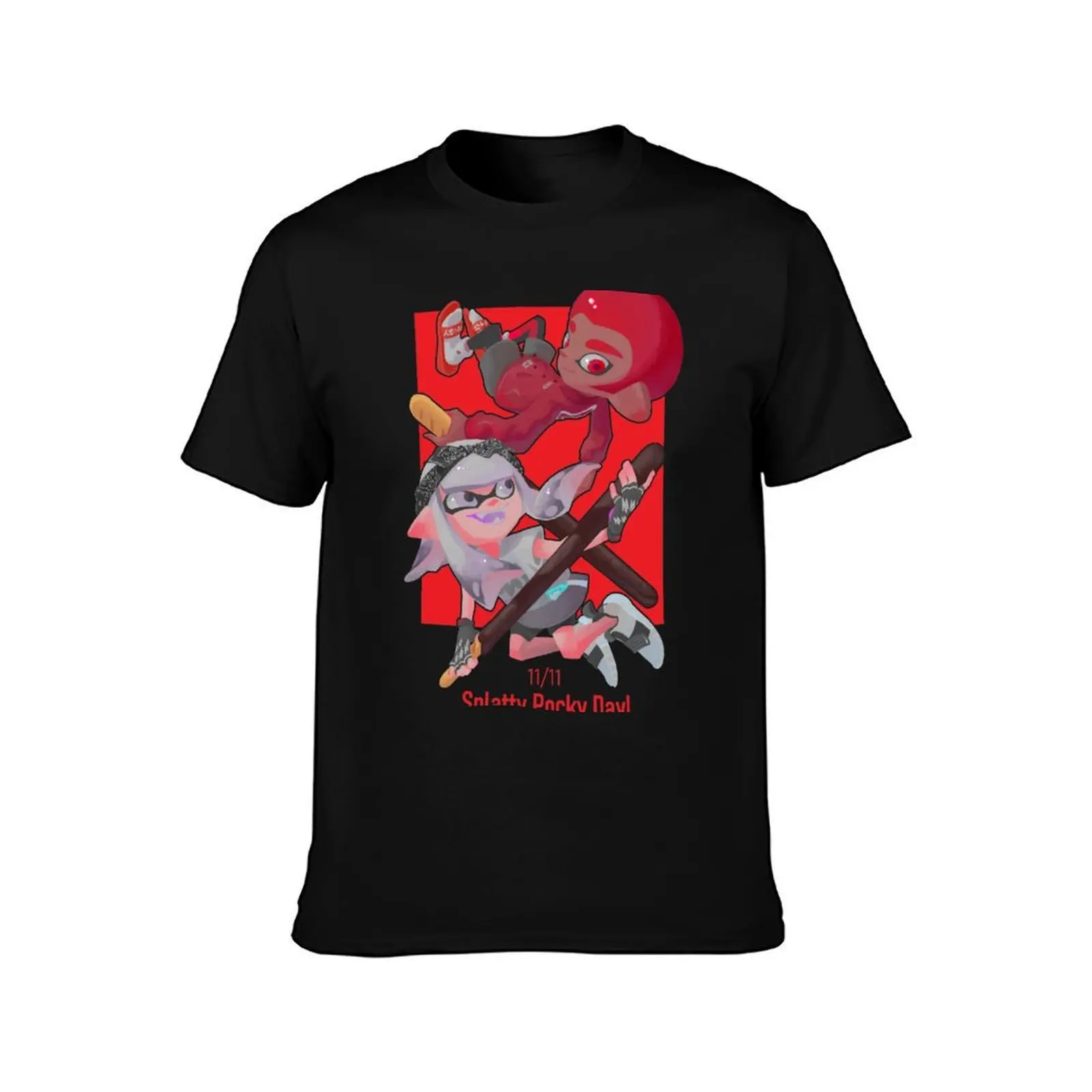 Splatty Pocky Day! T-Shirt Plus Size Outdoor Casual Top