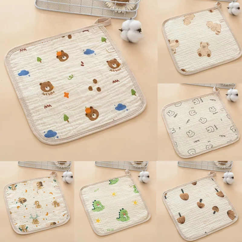

XXFE Soft 4 -Layer Cotton Daby Thette Thette Bib Высокопроизводительный висящий дизайн ткани для кормления и ежедневного ухода