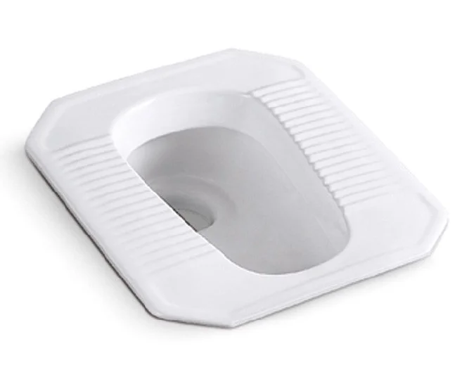 Modern Design Quality Ceramic WC Pan Toilet Trap Sanitary Ware Squatting Toilet Seats for Bathroom Use