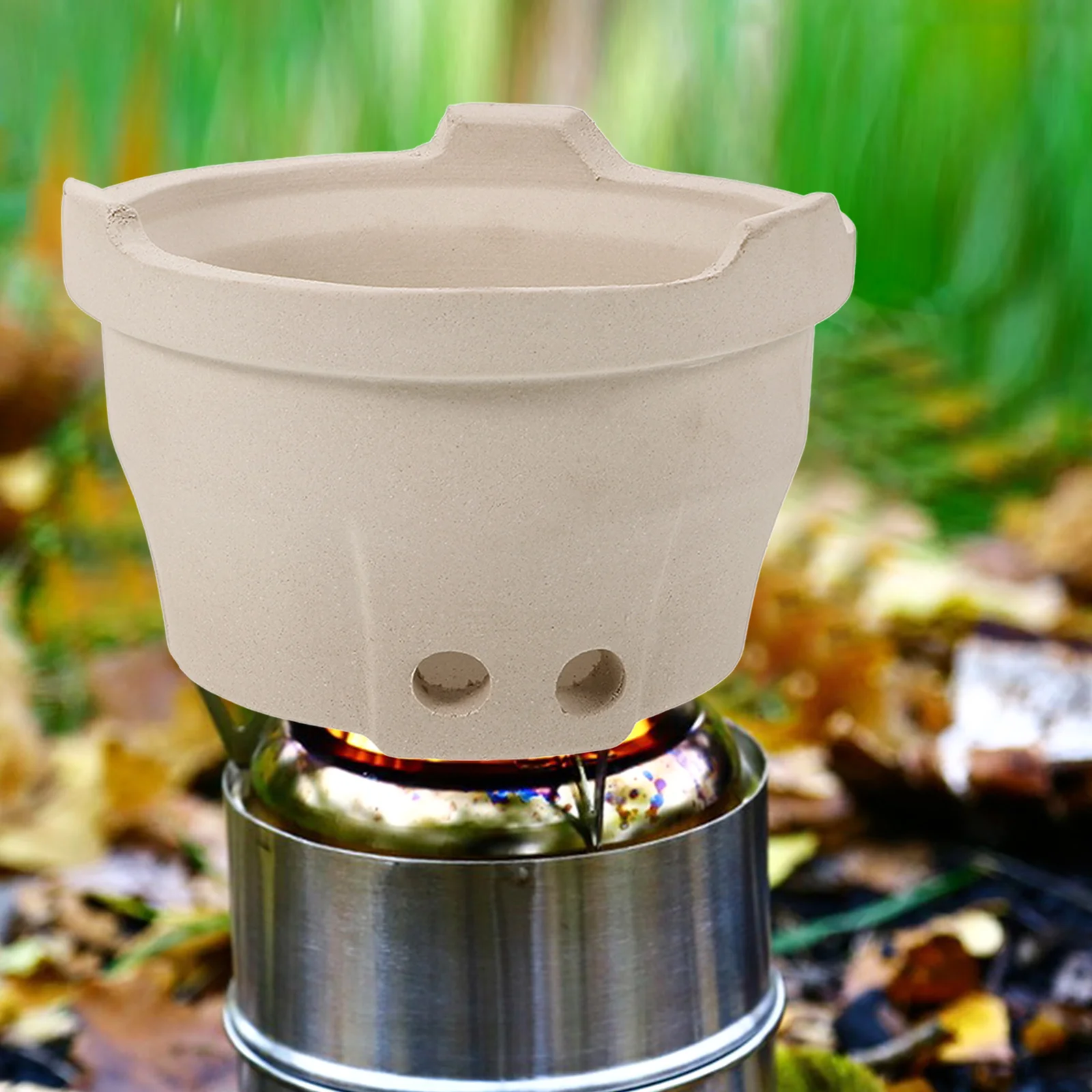 

Outdoor BBQ Stove Portable Clay Charcoal Cooking Tool Original Flavor Lightweight Compact Grilling Picnic Camping Soup