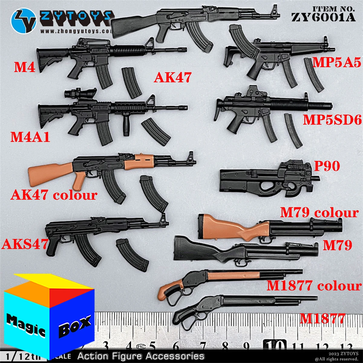 ZYTOYS 1/12 M4A7 Silahlı Mini Silahlar: Gerçekçi Savaş Figürleri İçin En İyi Seçim