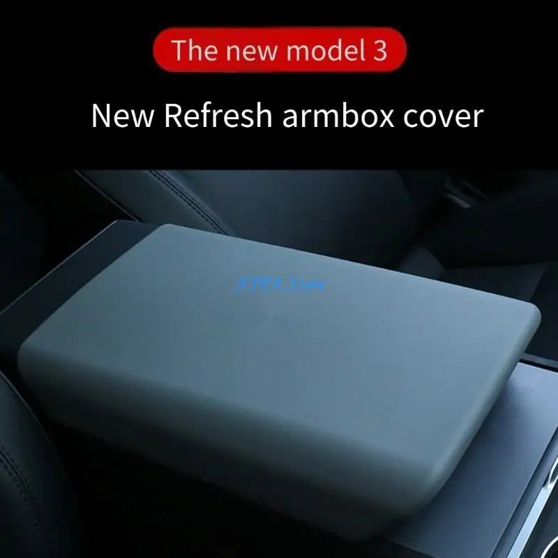 

U13C Center Console Armrest Protective Cover Armrest TPE Cover Suitable for Vehicles