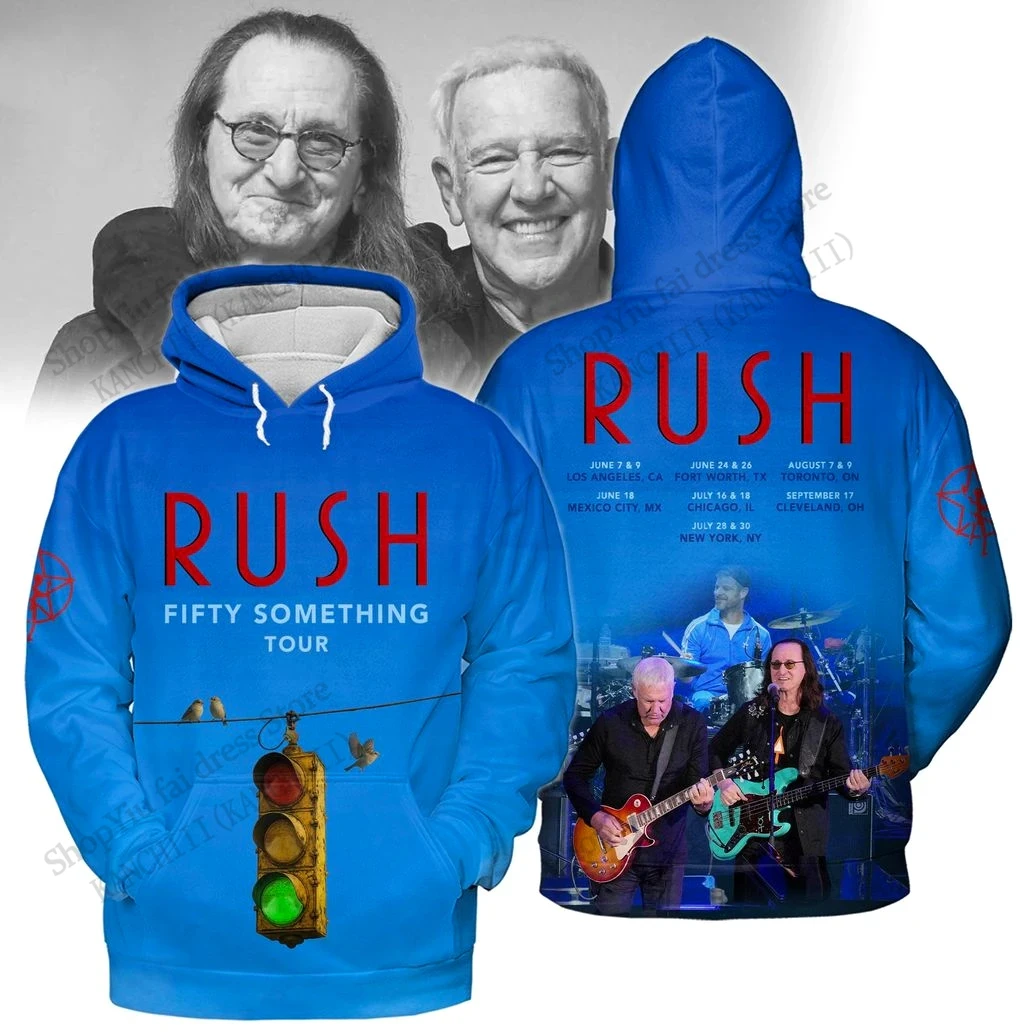 New Rock Hoodie Sweatshirt Rush Tour 2026 Band 3d Print Hoodie Men Women Fashion Tracksuit Mens Clothing Music Sudaderas Hombres